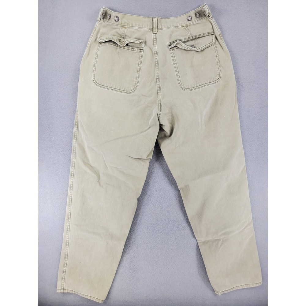 Gap Relaxed Chino Pants Men 29x29 Khaki Straight Leg Cotton Casual Workwear VTG